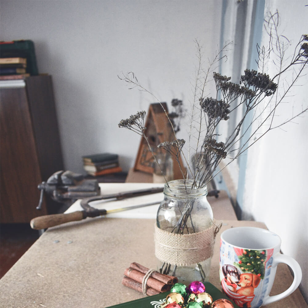 花瓶と制作工房